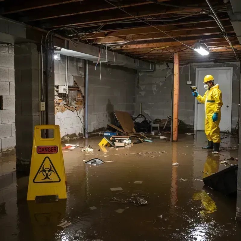 Flooded Basement Electrical Hazard in Eagle, CO Property